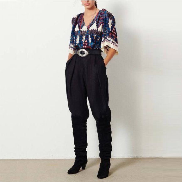 Ba&Sh Marry Print Peasant Blouse - Picture 10 of 15